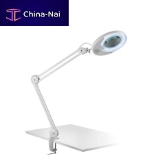 Table lamp 412floor-standingmagnifyingaluminum