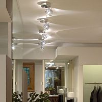 Recessed ceiling spotlight BELUGA COLOUR D57LEDhalogenround