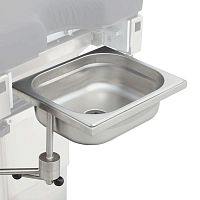 Examination chair-mounted surgical basin stand OT60.11stainless steel