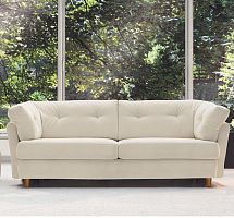 Sofa bed SENIORtraditionalfabricbeige