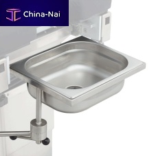 Examination chair-mounted surgical basin stand OT60.11stainless steel
