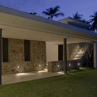 Recessed wall light fixture RASCASSE 13LEDsquareIP67