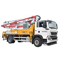 Mobile truck-mounted concrete pump HB37Vfor construction
