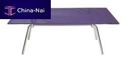 Contemporary table FERGUSplasticsteelrectangular
