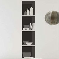 Wall-mounted decorative panel SHELVES#1Rcoverhigh-resistancepaper