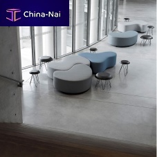 Modular upholstered bench Nina, Pinta Y Santa Mariaoriginal designfabricleather