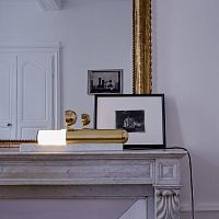Table lamp ISPbrasspolycarbonatecontemporary