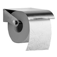 Wall-mounted toilet roll holder AXOSstainless steelfor public washroom
