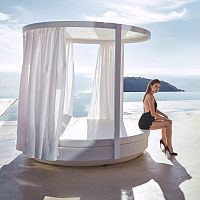 Canopy outdoor bed VELArounddoublecontemporary