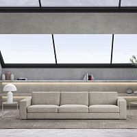 Modular sofa LONG ISLANDcontemporaryfabricleather