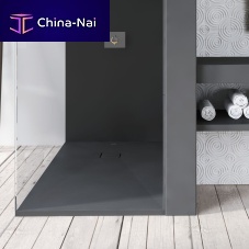 Rectangular shower base ZEUSabove floorextra-flatcomposite