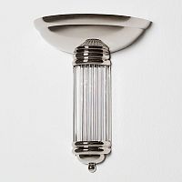 Art Deco wall light 315BIS GMindoornickel-plated brassglass