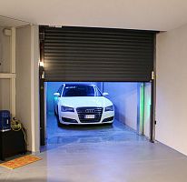 Roll-up garage door aluminumautomaticinsulated