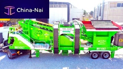 Sand production screening unit ME 1645 seriesvibratingmobilefor bulk materials