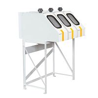 Chip waste compactor stationary