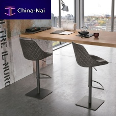 Contemporary bar chair BILBAOindoorfabricpainted metal base