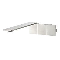 Double-handle washbasin mixer tap RWIT 2552 IS 10wall-mountedchromed metalbathroom