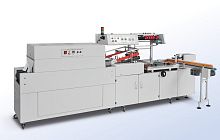 Automatic shrink wrapping machine FP-400LB+SH-450Cbottlewith shrink tunnelwith sealing bar