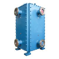 Semi-welded plate heat exchanger stainless steelcompactfor the petrochemical industry