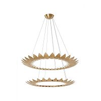 Pendant lamp LEAFmetalbrassbrushed brass