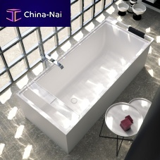 Free-standing bathtub NEUTRA CENTRO STANZA 1Solid Surfacewhite