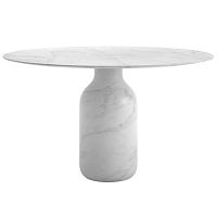 Contemporary table Bottlemarblemarble baseround