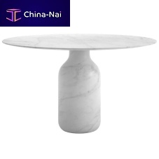 Contemporary table Bottlemarblemarble baseround