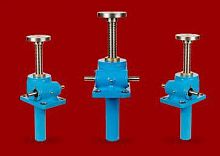 Trapezoidal screw jack MWJ seriestranslating screwaluminumsteel alloy