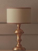 Table lamp GEMMA-ROLL fabricwoodenPVC