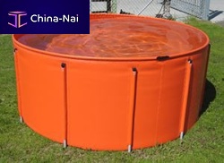 Wastewater tank Troiltankhydrocarbontemporary storagewith frame