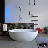 Oval bathtub APP 165 freestandingfor homescontemporary
