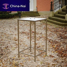 Contemporary high bar table HR 22 SIMPLEHPLsolid woodglass