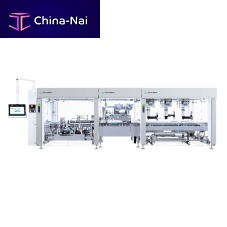 Pick-and-place case packer Flowpackerautomaticfor cosmetic productsfor dairy products