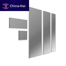 Wall-mounted bathroom mirror Ute Minimalcommercialcontemporaryrectangular