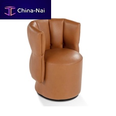 Contemporary chair MADAME Gindoorfabricleather