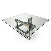 Contemporary table IOS SQUAREDglasssquare