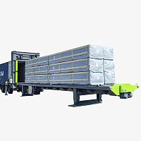 Container loading and unloading system CLSfor woodfor automationplate