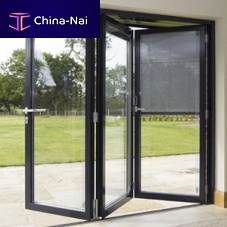 Folding patio door AccordionwoodenaluminumPVC