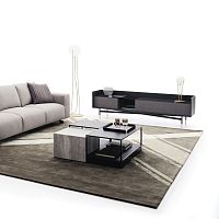 Modular table BAGcontemporaryporcelain stonewaremetal base