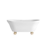 Oval bathtub AURORA BIJOUXfree-standingfor homescontemporary