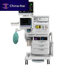 Trolley-mounted anesthesia workstation Aisys CS²with respiratory monitoringwith electronic gas mixer