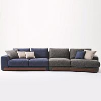 Modular sofa Island cornercontemporaryfabric