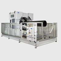 Knife cutting machine TPK seriesfor plasticstubePLC-controlled
