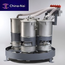 Continuous pneumatic conveying system SAVEOMATfor plasticsfor pellets