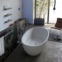 Oval bathtub APP 176free-standingfor homescontemporary