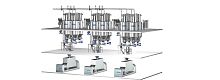 Powder mixing system automatic