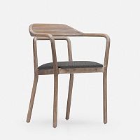Contemporary chair DUETindoorfabricleather