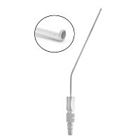 Dental suction cannula LD29-115Fraziercurvedstainless steel