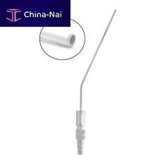 Dental suction cannula LD29-115Fraziercurvedstainless steel