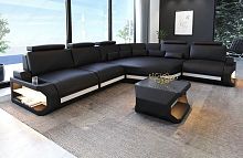 Modular sofa BEL AIR Lcornercontemporaryleather